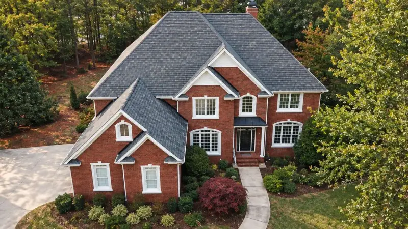 Best shingle colors for homes with Georgia red clay soil