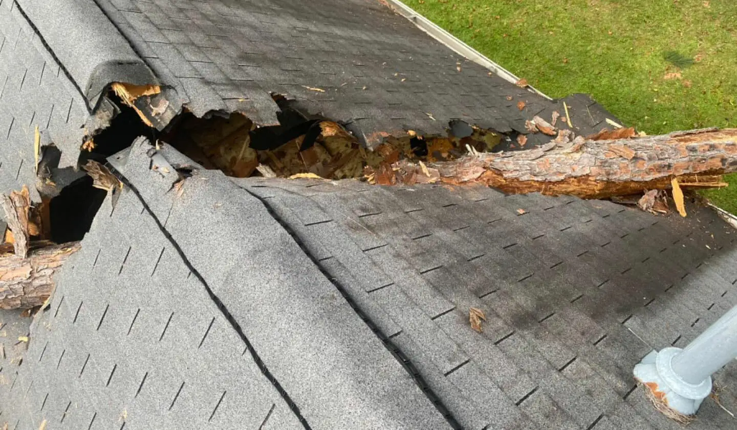 Trusted storm damage roof repair company in Newnan, GA